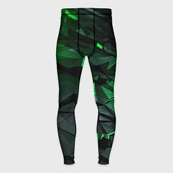 Мужские тайтсы Мир абстрактной зелени