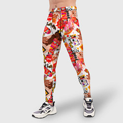 Тайтсы мужские Skate boarding, цвет: 3D-принт — фото 2