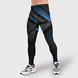 Тайтсы мужские Абстрактная вселенная черного, цвет: 3D-принт — фото 2