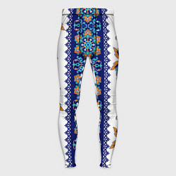 Тайтсы мужские Цветочный этнический орнамент, цвет: 3D-принт