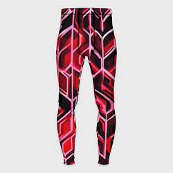 Мужские тайтсы Красный узор