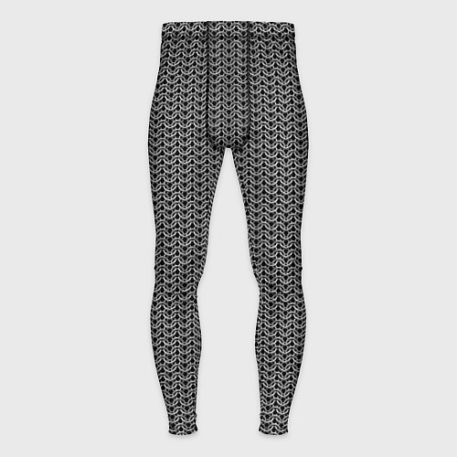 Мужские тайтсы Кованная металлическая кольчуга / 3D-принт – фото 1