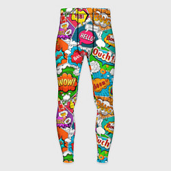 Мужские тайтсы Bang Boom Ouch pop art pattern