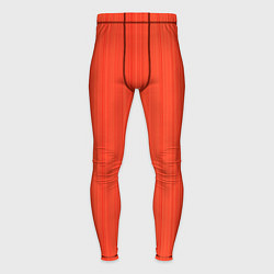 Тайтсы мужские Морковный полосатая рябь, цвет: 3D-принт