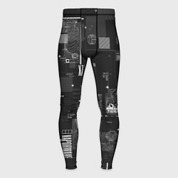 Тайтсы мужские Y2k aesthetics print, цвет: 3D-принт