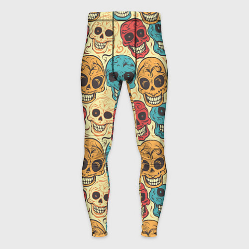 Мужские тайтсы День мёртвых / 3D-принт – фото 1