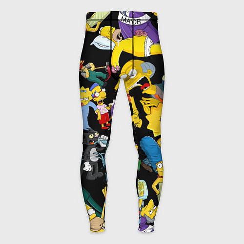 Мужские тайтсы Персонажи Симпсонов / 3D-принт – фото 1