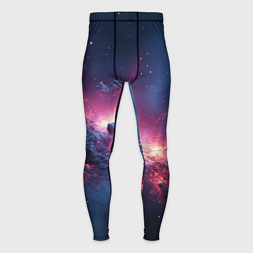 Мужские тайтсы Взрыв в космосе / 3D-принт – фото 1