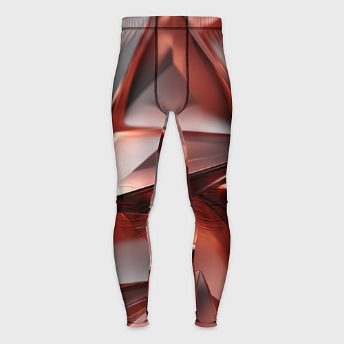 Мужские тайтсы Рубиновые пирамидки / 3D-принт – фото 1