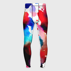 Тайтсы мужские Абстрактная акварельная композиция, цвет: 3D-принт