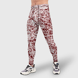 Тайтсы мужские Линогравюра, цвет: 3D-принт — фото 2