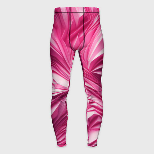 Мужские тайтсы Розовые ломанные линии / 3D-принт – фото 1