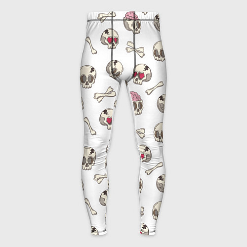 Мужские тайтсы Черепки / 3D-принт – фото 1