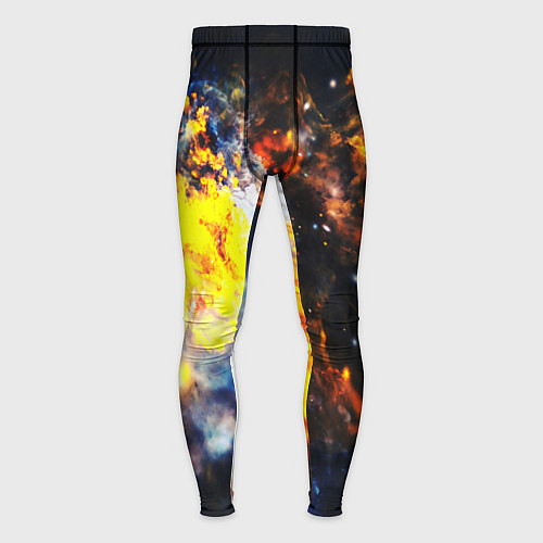Мужские тайтсы Космическая абстракция / 3D-принт – фото 1