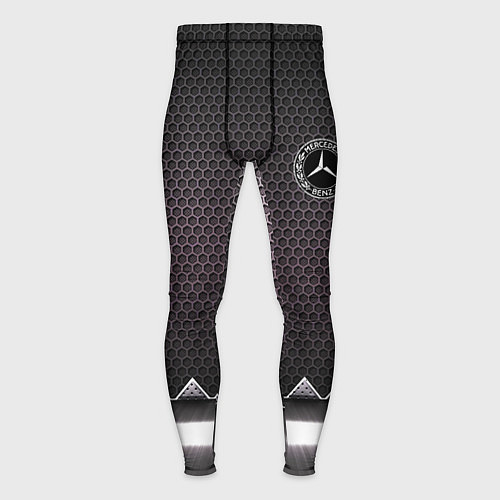 Мужские тайтсы Mercedes benz carbon steel / 3D-принт – фото 1