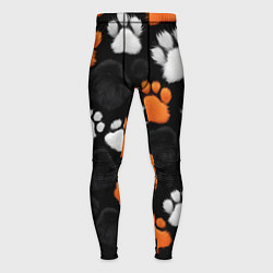 Тайтсы мужские Мохнатые лапки, цвет: 3D-принт