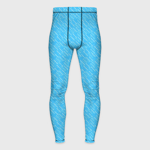 Мужские тайтсы Неоновый голубой лазурный однотонный текстура / 3D-принт – фото 1