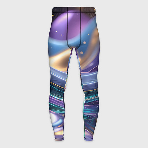 Мужские тайтсы Космическая краска / 3D-принт – фото 1