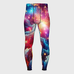 Тайтсы мужские Colorfull neon space clouds - ai art fantasy, цвет: 3D-принт