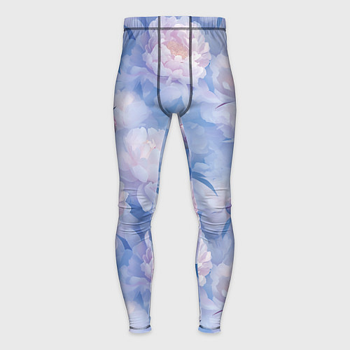 Мужские тайтсы Цветы в туманности / 3D-принт – фото 1