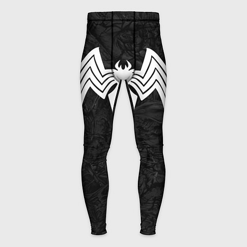 Мужские тайтсы Знак венома с текстурой симбиота / 3D-принт – фото 1