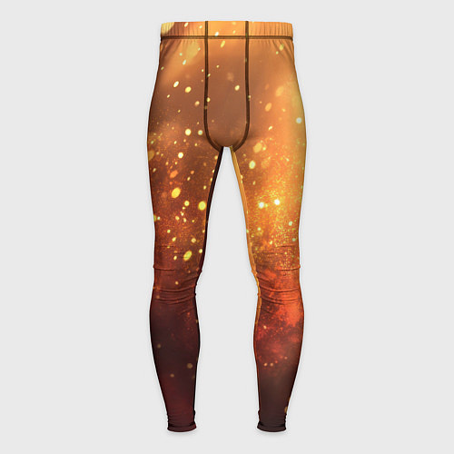 Мужские тайтсы Золотая блестящая текстура / 3D-принт – фото 1