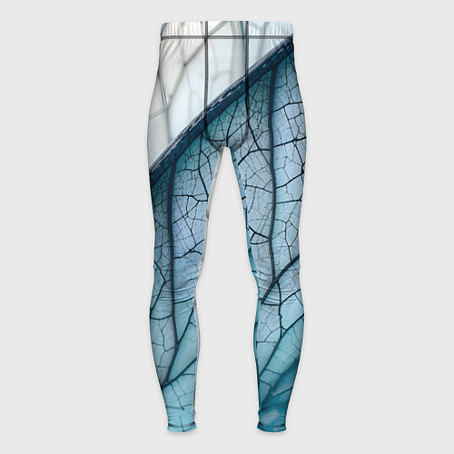 Мужские тайтсы Листья с прожилками / 3D-принт – фото 1