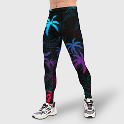 Тайтсы мужские Тропики градиент, цвет: 3D-принт — фото 2