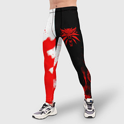 Тайтсы мужские Ведьмак огненный, цвет: 3D-принт — фото 2