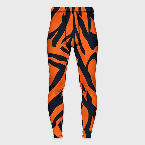 Мужские тайтсы Расцветка тигра / 3D-принт – фото 1
