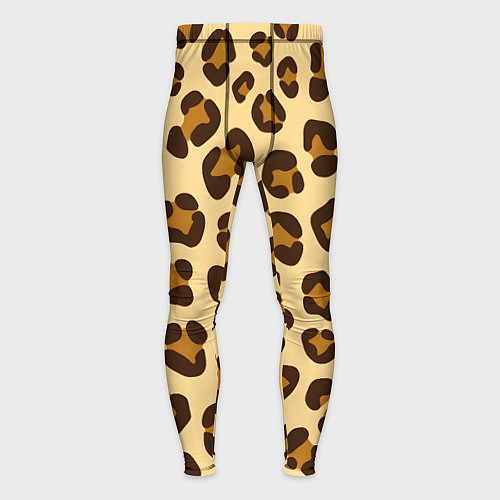 Мужские тайтсы Паттерн с пятнами леопарда / 3D-принт – фото 1