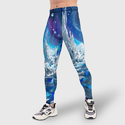 Тайтсы мужские Космический фантастический пейзаж, цвет: 3D-принт — фото 2