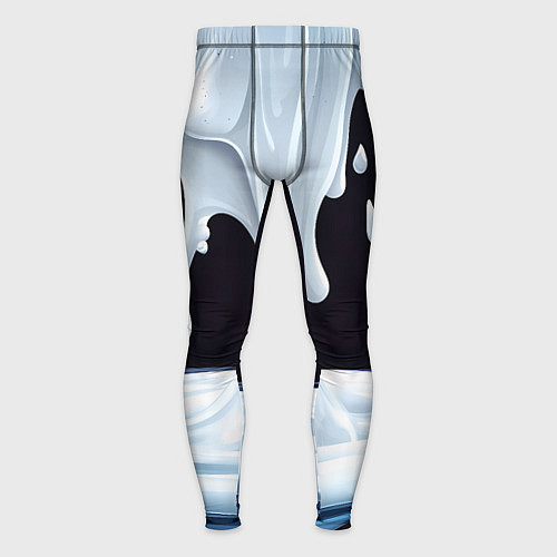 Мужские тайтсы Молочная текстура / 3D-принт – фото 1