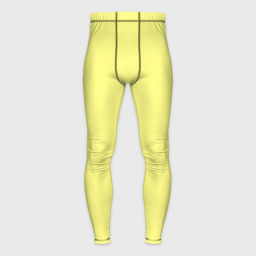 Мужские тайтсы Сливочно жёлтый цвет / 3D-принт – фото 1