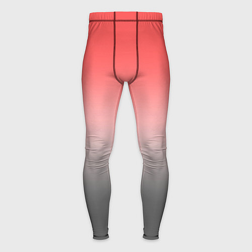 Мужские тайтсы Бледный красно-серый градиент / 3D-принт – фото 1