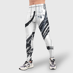Тайтсы мужские Графичная абстракция, цвет: 3D-принт — фото 2