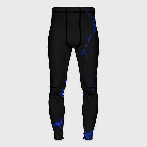 Мужские тайтсы Color black blue / 3D-принт – фото 1