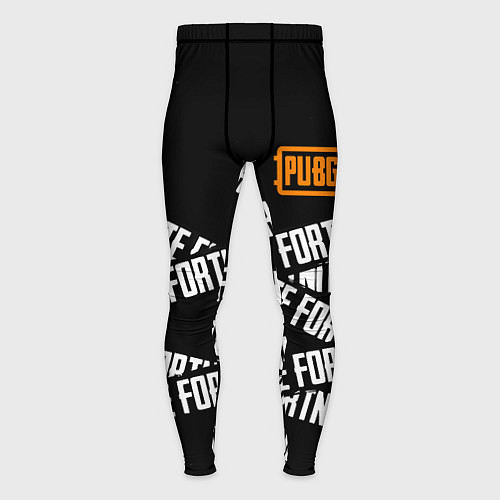Мужские тайтсы Fortnite x pubg / 3D-принт – фото 1