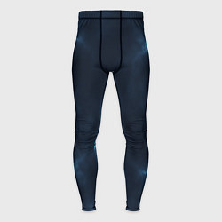 Тайтсы мужские The color is blue, цвет: 3D-принт