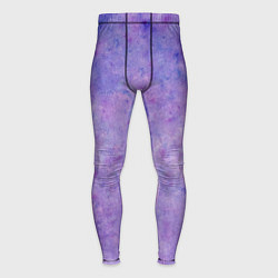 Тайтсы мужские Фиолетовый свет фонаря, цвет: 3D-принт