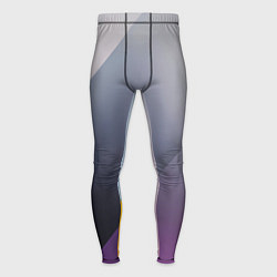 Тайтсы мужские Color grey with stripes, цвет: 3D-принт