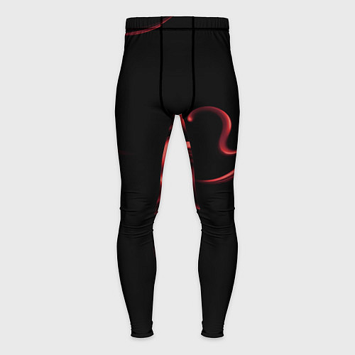 Мужские тайтсы Color red abstraction / 3D-принт – фото 1