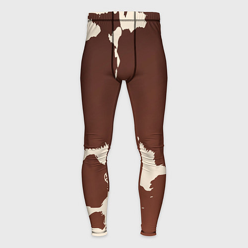 Мужские тайтсы Коровий узор / 3D-принт – фото 1