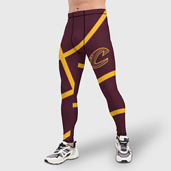 Тайтсы мужские Кливленд Кавальерс НБА, цвет: 3D-принт — фото 2