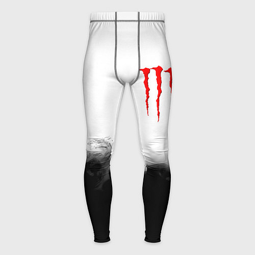 Мужские тайтсы Monster energy splash smoke / 3D-принт – фото 1