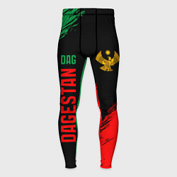 Тайтсы мужские Dagestan sport, цвет: 3D-принт