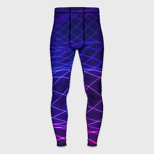 Мужские тайтсы Абстрактные волны из сот / 3D-принт – фото 1