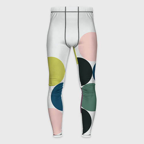 Мужские тайтсы Кластер чил - абстракция / 3D-принт – фото 1