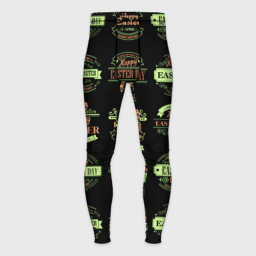 Мужские тайтсы Easter holidays / 3D-принт – фото 1