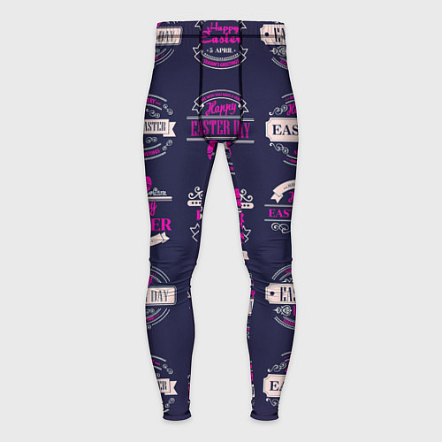 Мужские тайтсы Easter pink / 3D-принт – фото 1